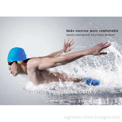 2017 Top quality ipx7 Waterproof sports Stereo Wireless bluetooth sport earphone for Swimming